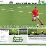עיצוב אתר לדשא עוז ספורט